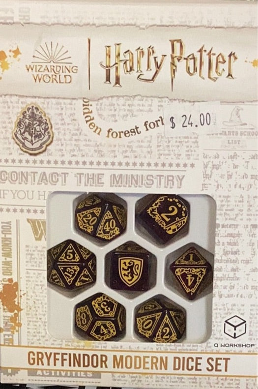 Harry Potter House Dice Set - Gryffindor