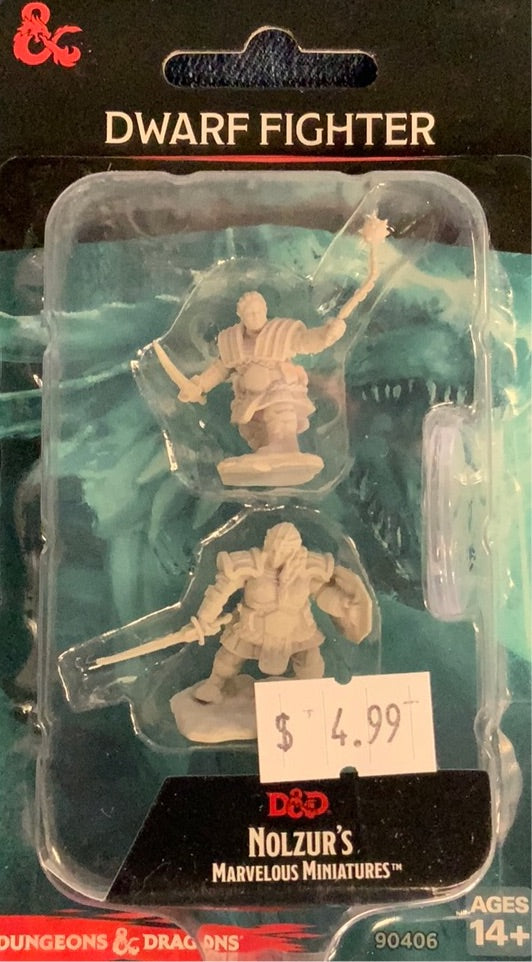 DND Figure - Dwarf Fighter – Warehouse Comics, Cards & Gaming