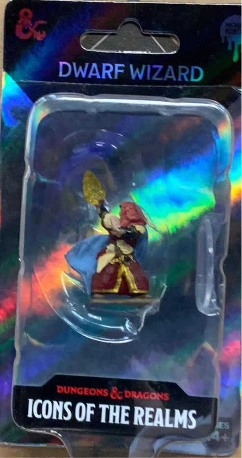 Painted DND figure- Dwarf Wizard