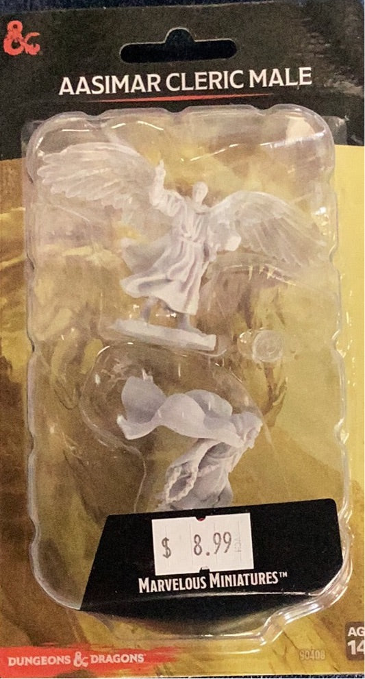 DND Primed Figure - Aasimar Cleric Male – Warehouse Comics, Cards & Gaming