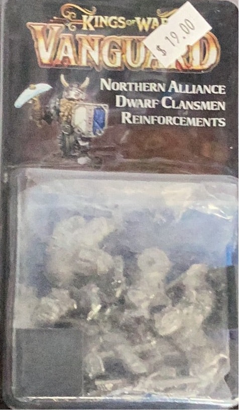 Kings of War Vanguard - Northern Alliance Dwarf Clansmen Reinforcements