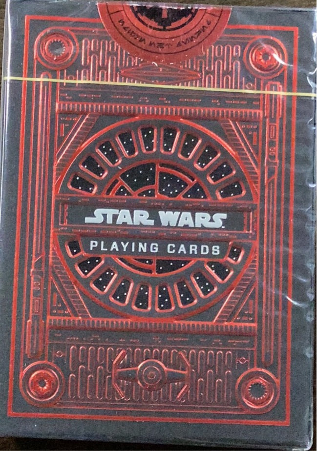 Star Wars playing cards - red