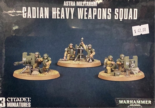 40k Astra Militarum Cadian Heavy Weapons Squad