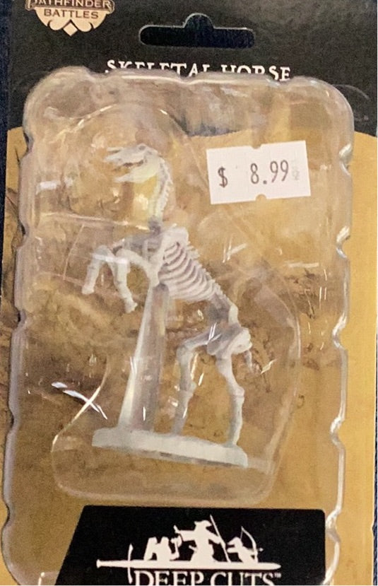 Pathfinder Battles Primed Figure - Skeletal Horse