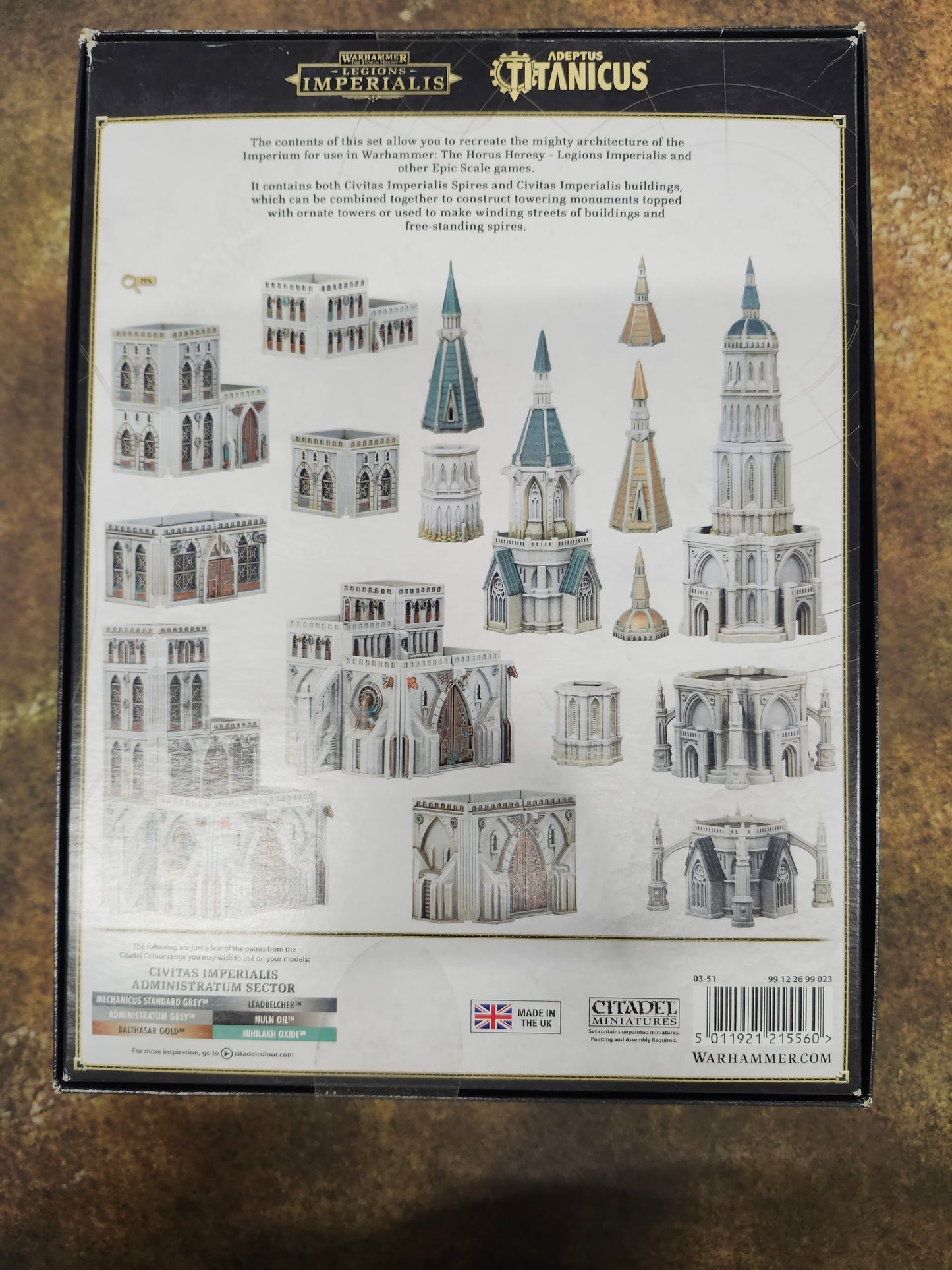 Warhammer Legions Imperials Civitas Imperialis Administratum Sector