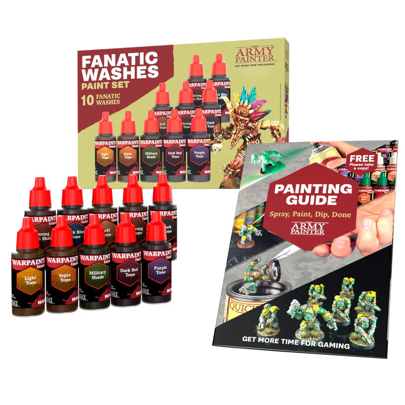 Army Painter Warpaints Fanatic Washes Paint Set  WP8068