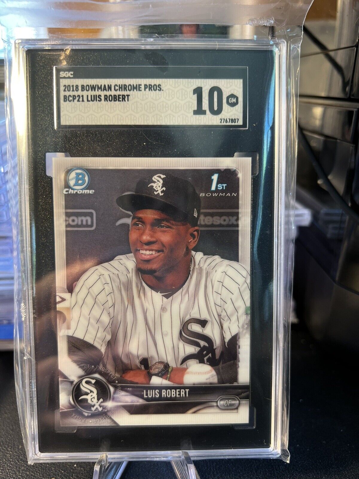 2018 1st Bowman Chrome Luis Robert RC Rookie SGC 10 GEM MINT BCP21 White Sox