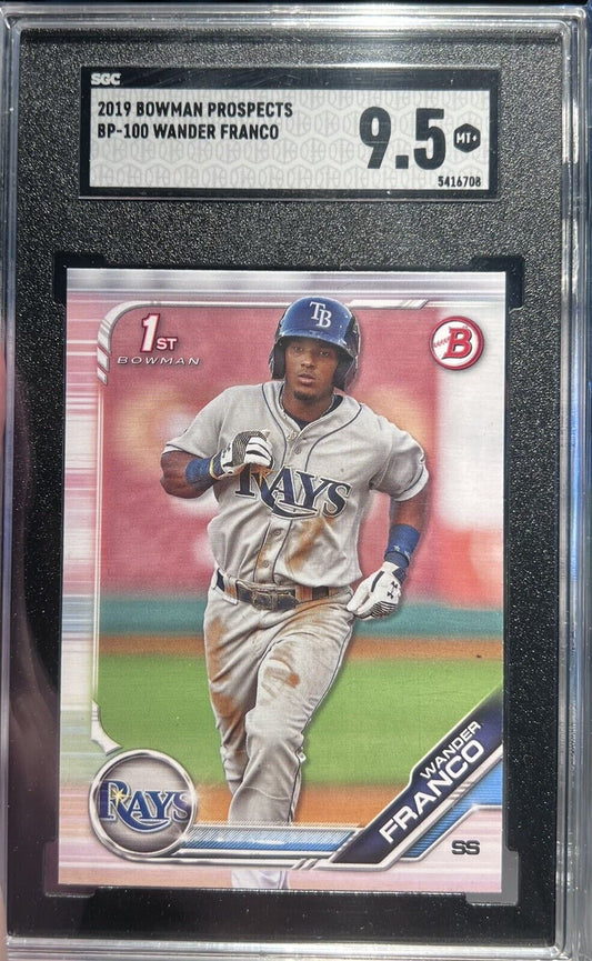 2019 BOWMAN PROSPECTS WANDER FRANCO BP-100 1ST BOWMAN PAPER SGC 9.5 QTY