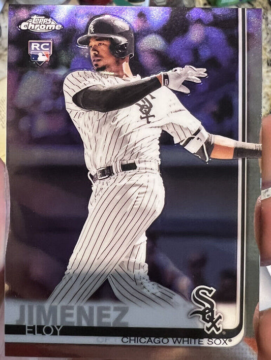 2019 Topps Chrome Flagship Eloy Jimenez Rookie Card #202 Chicago White Sox RC