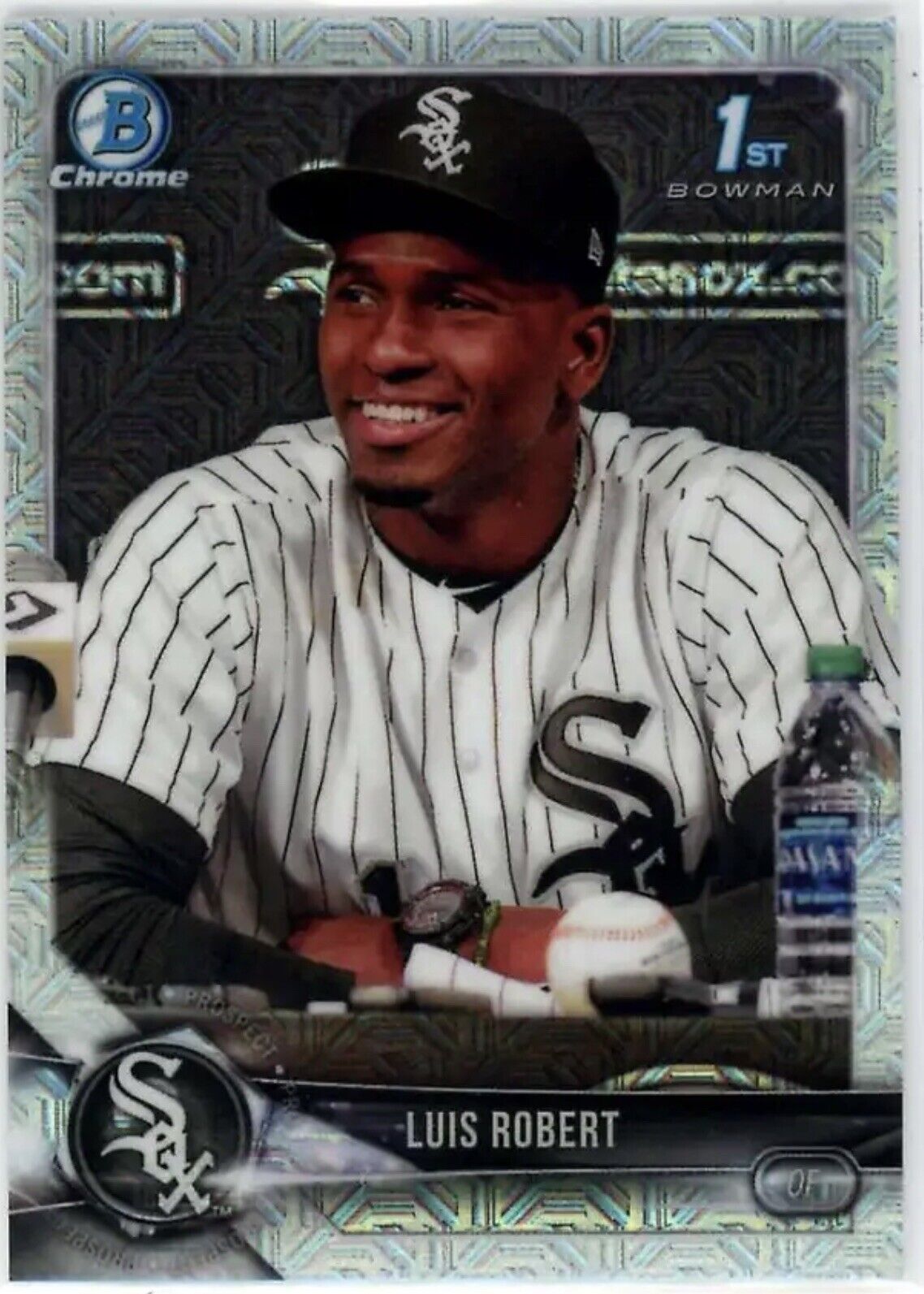 2018 BOWMAN CHROME LUIS ROBERT MOJO 1ST BOWMAN CHROME #BCP21 WHITE SOX