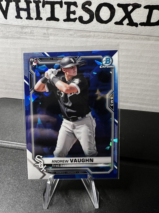 2021 Bowman Chrome Sapphire ANDREW VAUGHN Rookie Card RC #5 Chicago White Sox